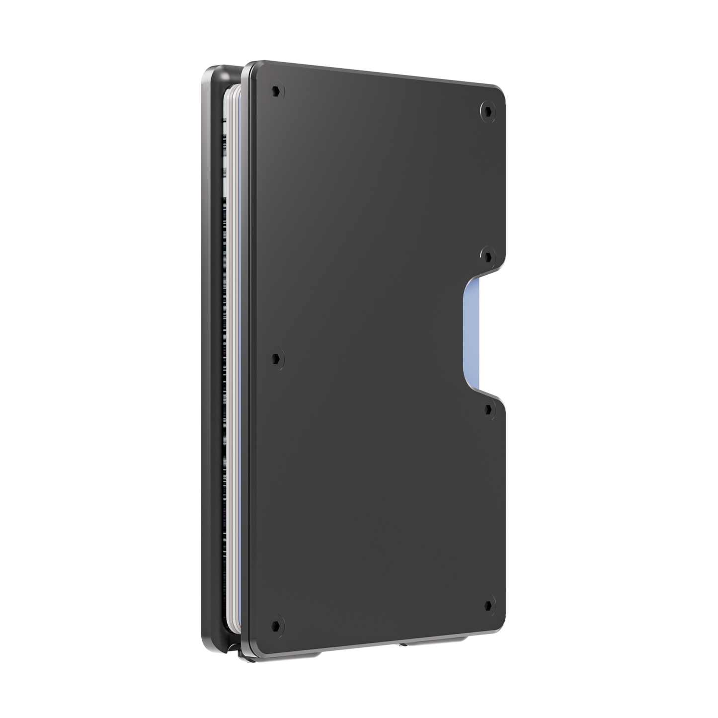 Findu Black Removable Money Clip Cash Wallet & Card Holder - Ultra-Light with Anti-Skimming Protection