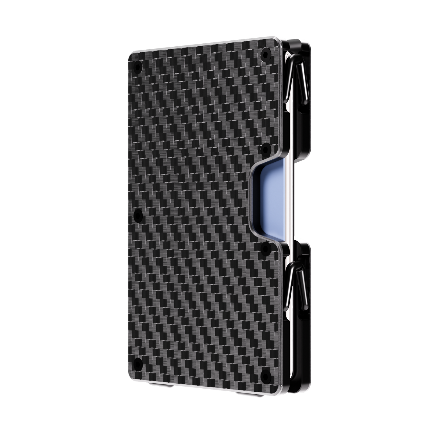 Findu Carbon Fiber Removable Money Clip Cash Wallet & Card Holder - Ultra-Light with Anti-Skimming Protection