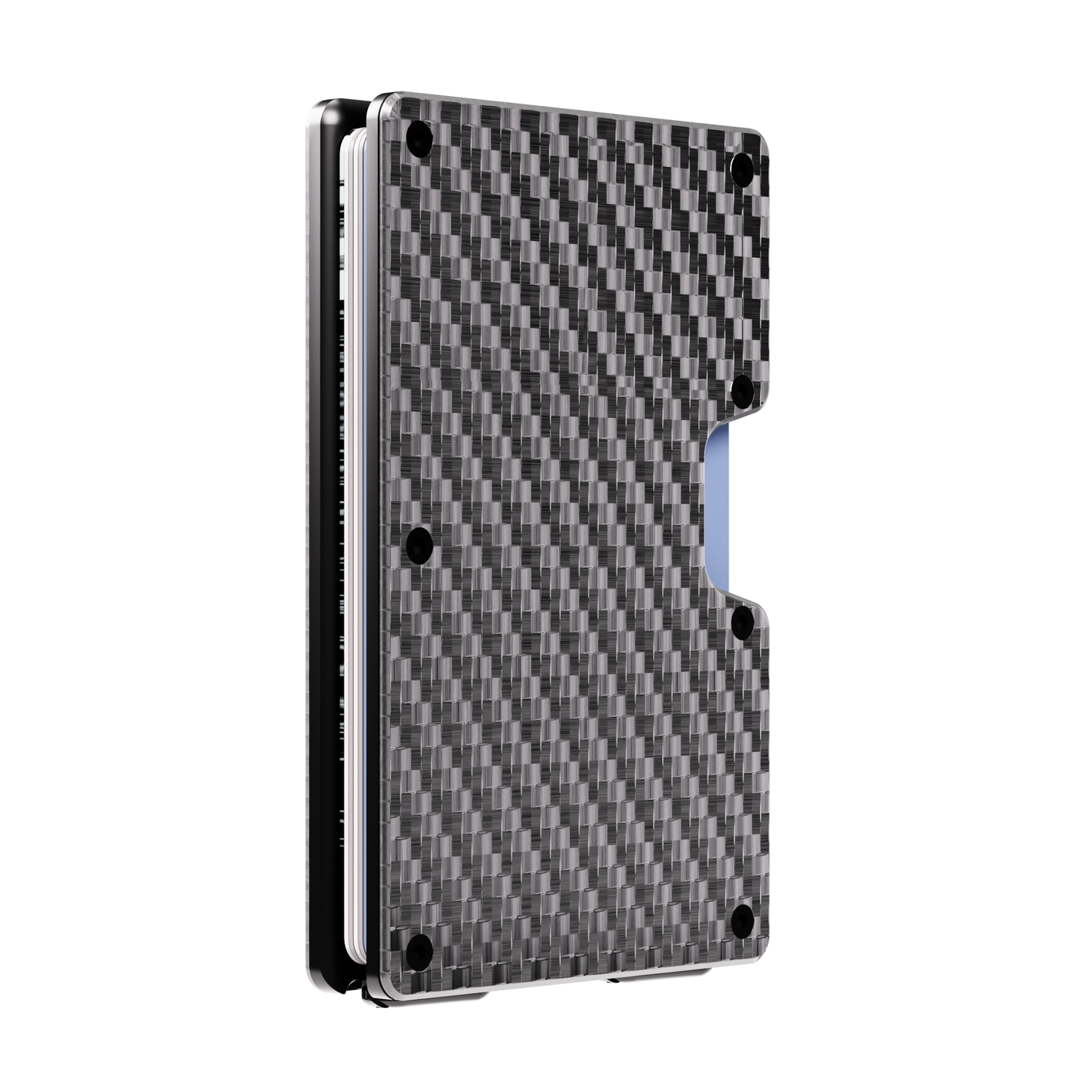 Findu Carbon Fiber Removable Money Clip Cash Wallet & Card Holder - Ultra-Light with Anti-Skimming Protection