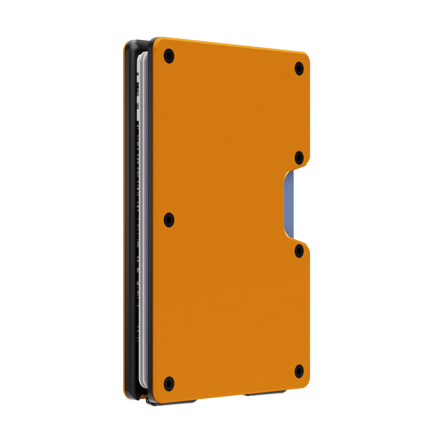 Findu Orange Removable Money Clip Cash Wallet & Card Holder - Ultra-Light with Anti-Skimming Protection